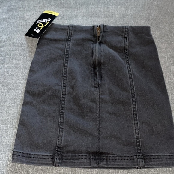 Art Class Girls Black Wash Denim Skirt - Picture 5 of 5